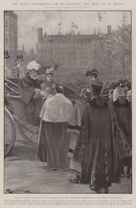 Das Dankgebet des Königs für seine Genesung, die Fahrt nach St. Paul